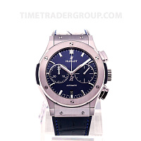 Hublot Classic Fusion Blue Chronograph Titanium 45mm 521.NX.7170.LR