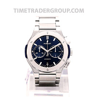 Hublot Classic Fusion Blue Chronograph Titanium Bracelet 45mm 520.NX.7170.NX