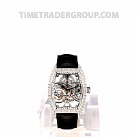 Franck Muller Skeleton Gemstone White Gold 8880 B S6 SQT BAG