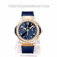 Hublot Big Bang Gold Blue Diamonds 41mm 341.PX.7180.LR.1204