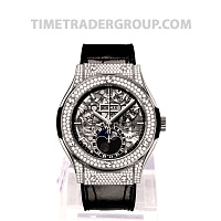 Hublot Classic Fusion Aerofusion Moonphase Titanium Pave 45mm 517.NX.0170.LR.1704