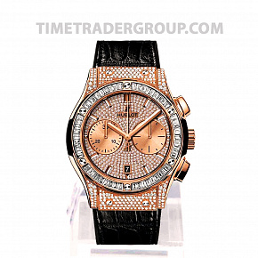 Hublot Classic Fusion 45mm Automatic Chronograph King Gold Jewellery 521.OX.9010.LR.0904