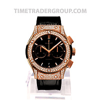 Hublot Classic Fusion Chronograph King Gold Pave 45mm 521.OX.1181.LR.1704