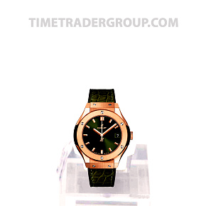 Hublot Classic Fusion Green King Gold 33mm 581.OX.8980.LR