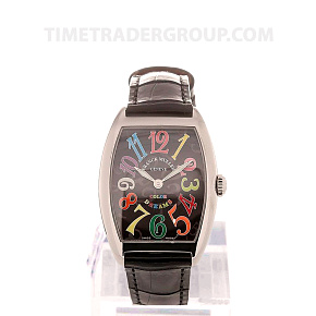 Franck Muller Casablanca Cintree Curvex Color of Dreams Black 7502QZ COL DRM