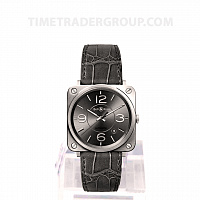 Bell & Ross BR S-92 Officer Ruthenium BRS92-RU-ST/SCR