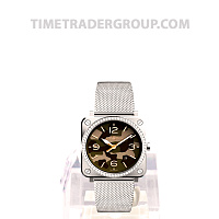 Bell & Ross BR S Green Camo Diamonds BRS-CK-ST-LGD/SST