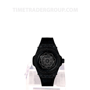Hublot Big Bang Sang Bleu All Black Pave 39mm 465.CS.1114.VR.1700.MXM18