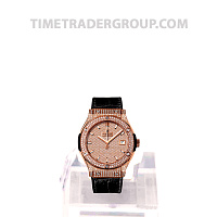 Hublot Classic Fusion King Gold Full Pave 45mm 511.OX.9010.LR.1704