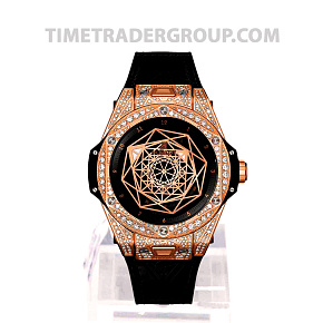 Hublot Big Bang Sang Bleu King Gold Pave 39mm 465.OS.1118.VR.1704.MXM18