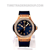 Hublot Big Bang Gold Blue Diamonds 38mm 361.PX.7180.LR.1204