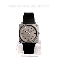 Bell & Ross BR S-92 Matte Grey BRS92-GR-ST/SRB