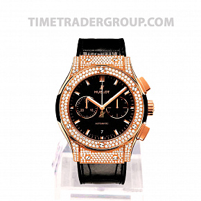 Hublot Classic Fusion Chronograph King Gold Pave 42mm 541.OX.1181.LR.1704