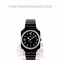 Bell & Ross BR S Black Ceramic Diamonds BRS-BL-CES-LGD/SCE