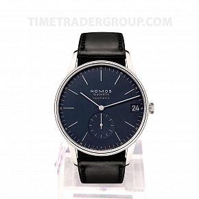 Nomos Glashutte Orion neomatik 41 Datum nachtblau 363