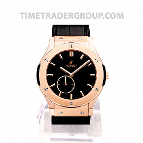 Hublot Classic Fusion Ultra-Thin King Gold Black Shiny Dial 45mm 515.OX.1280.LR
