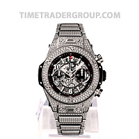 Hublot Big Bang Unico Titanium Pave 45mm Automatic Chronograph 411.NX.1170.NX.3704