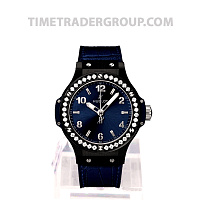 Hublot Big Bang Ceramic Blue Diamonds 38mm 361.CM.7170.LR.1204
