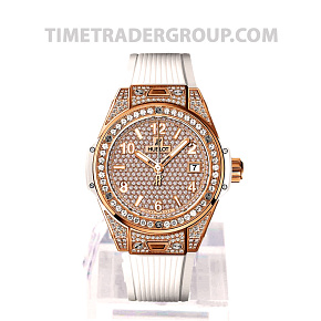 Hublot Big Bang One Click King Gold White Full Pave 39mm 465.OE.9010.RW.1604
