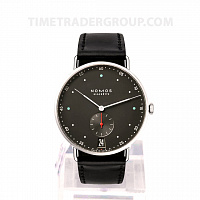 Nomos Glashutte Metro 38 Datum stadtschwarz 1103