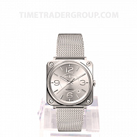 Bell & Ross BR S-92 Officer Silver BRS92-SI-ST/SST
