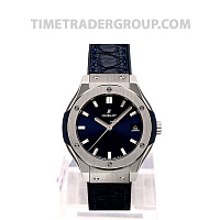 Hublot Classic Fusion 33mm Quartz Titanium Blue 581.NX.7170.LR
