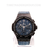 Hublot Big Bang Jeans Ceramic Black Diamonds 41mm L.E. 341.CX.2740.NR.1200.Jeans