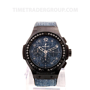 Hublot Big Bang Jeans Ceramic Black Diamonds 41mm L.E. 341.CX.2740.NR.1200.Jeans