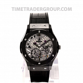 Hublot Classic Fusion Ultra-Thin Skeleton All Black 42mm 545.CM.0140.LR