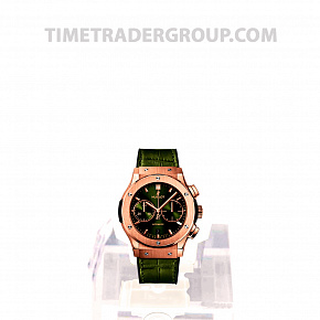 Hublot Classic Fusion Chronograph King Gold Green 45mm 521.OX.8980.LR