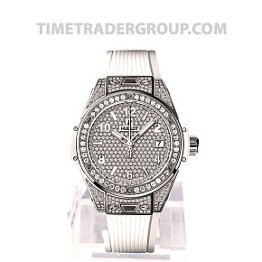 Hublot Big Bang One Click Steel White Full Pave 39mm 465.SE.9010.RW.1604